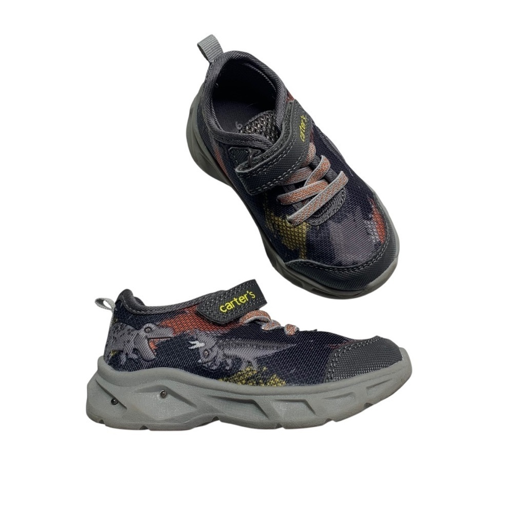 Carter's‎ baby boys size 6 Shoes - Black grey